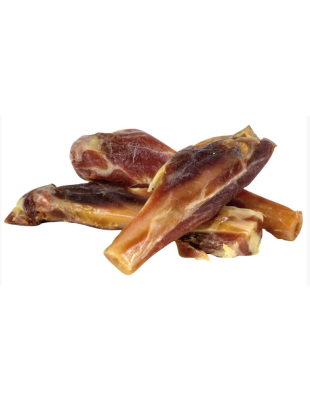 Lot de 3 os jambon pour petit chien (emballé sous vide) - friandises naturelles pour chien