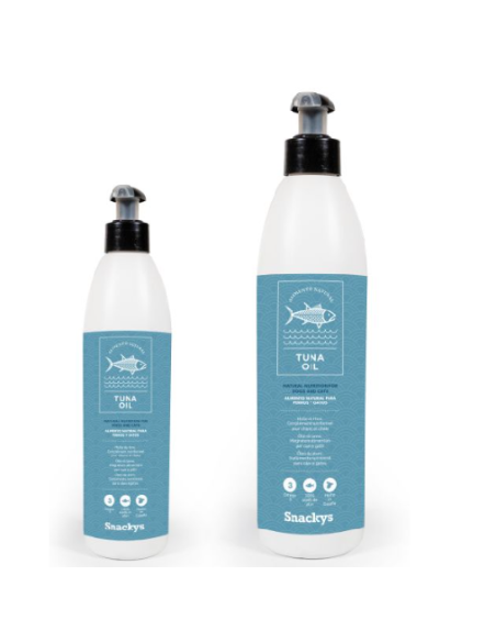 Huile de thon pour chien ou chat, Riche en Oméga 3