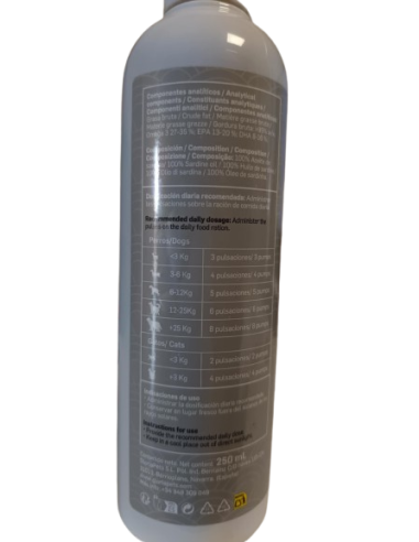 Huile de sardine 250mL