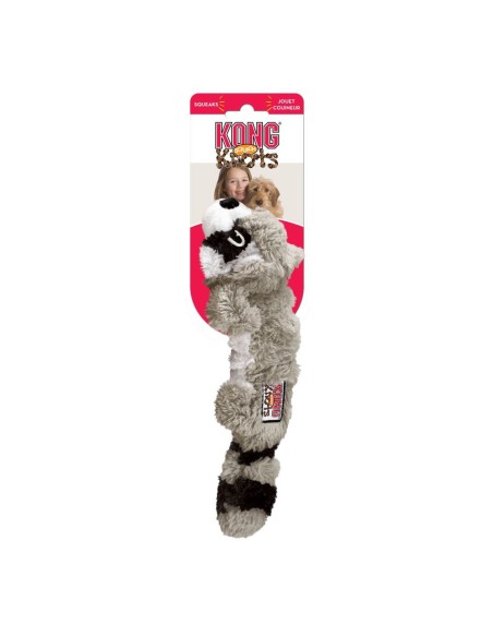 KONG Scrunch Knots Raccoon