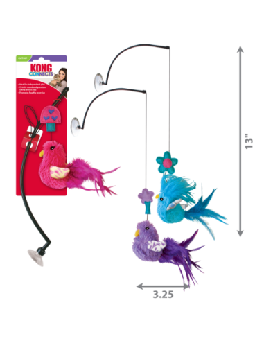 KONG CONNECTS WINDOW TEASER - jouet chat sur ventouse