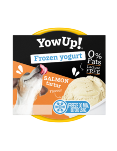 Yaourt glacé tartare de saumon pour chien et chat - Yowup