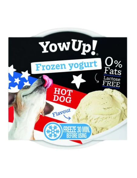 Yaourt glacé hot dog pour chien et chat - Yowup
