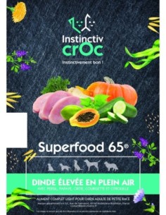 Croquettes Superfood petite race - à la dinde - Instinctiv crOc