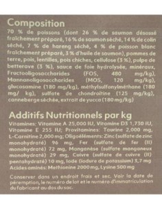 Croquettes sans céréales allégées au saumon pour chat - Instinctiv crOc 2