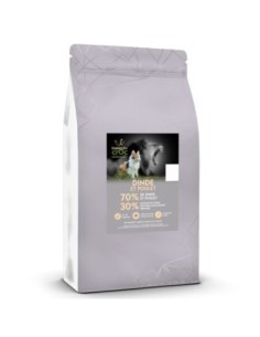 Croquettes sans céréales à la dinde et au poulet pour chat - Instinctiv crOc