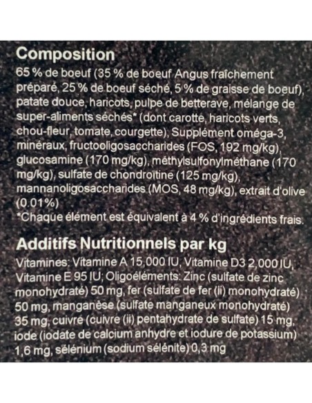Croquettes Superfood pour chien de petite race - Boeuf Angus - Instinctiv crOc en sac de 2kg