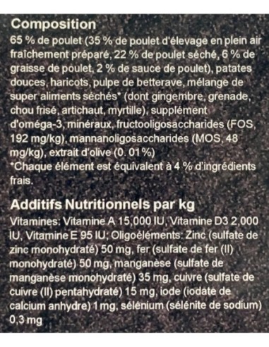 Croquettes Superfood - Poulet élevé en plein air - Instinctiv crOc