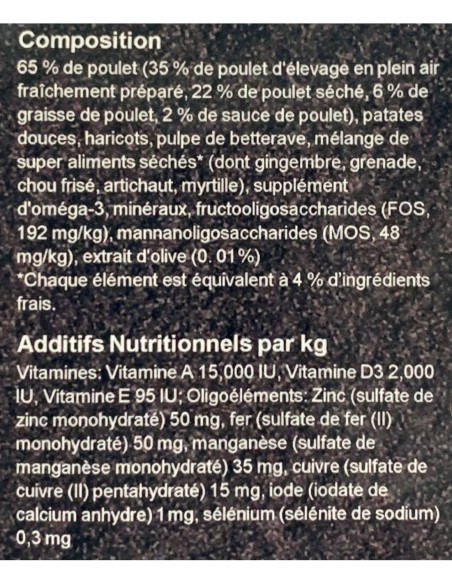 Croquettes Superfood - Poulet élevé en plein air - Instinctiv crOc