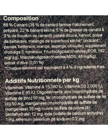 Croquettes superfood sans céréales au canard fermier pour chien - INSTINCTIV CROC