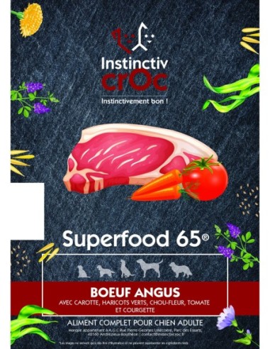 Croquettes Superfood - Boeuf Angus - Instinctiv crOc