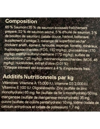 Croquette Saumon d'Ecosse Superfood - pour chiots