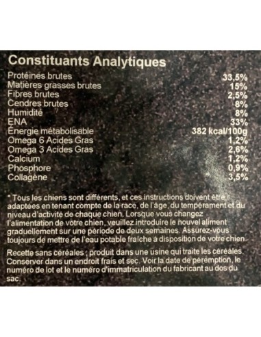 Croquette Saumon d'Ecosse Superfood - pour chiots