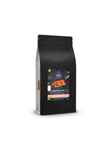 Croquettes superfood sans céréales au saumon d'écosse pour chien - INSTINCTIV CROC