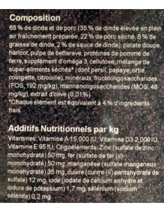 Croquette Dinde élevée en plein air Superfood - pauvre en glucide 2