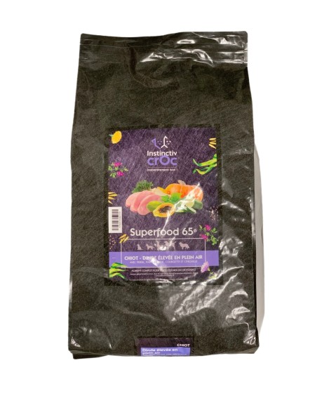 Croquette Dinde élevée en plein air Superfood - pour chiots