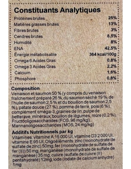 Croquettes sans céréales au venaison pour chien - INSTINCTIV CROC