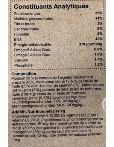 Croquettes sans céréales à l'aiglefin pour chien - INSTINCTIV CROC