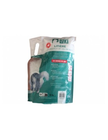 LITIERE SILICE 3,8L - Mon ami Luki