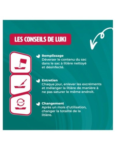 LITIERE SILICE 3,8L - Mon ami Luki