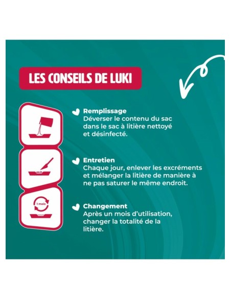 LITIERE SILICE 3,8L - Mon ami Luki