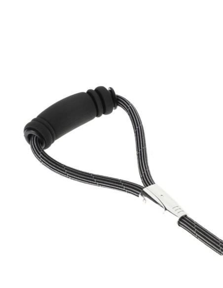 Laisse en nylon rond - poignée confort 120cm*13mm - pour chien