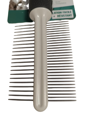 Double peigne démêlant avec poignet ergonomique - Mon Ami Luki