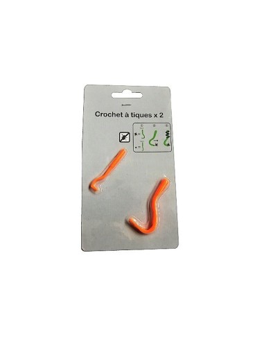 Tire-Tiques lot de deux crochets pour chien et chat