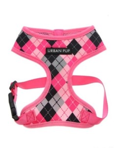 Harnais Urban Pup Pink Argyle