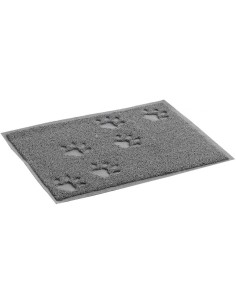 Tapis gamelle / litière Anthracite