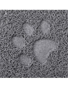 Tapis gamelle / litière Anthracite 2