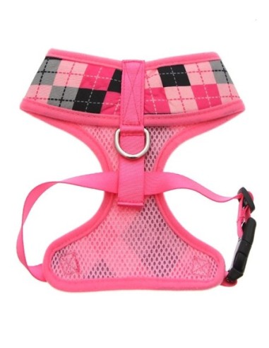 Harnais Urban Pup Pink Argyle