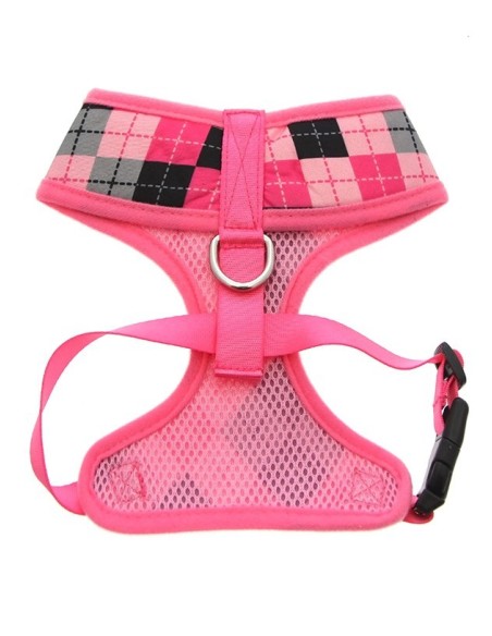 Harnais Urban Pup Pink Argyle