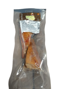 2 demi-os de jambon serrano 370GR  (emballé sous vide) - friandises naturelles pour chien