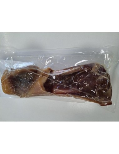 os de jambon entier AVEC VIANDE (emballé sous vide) - friandise naturelle pour chien