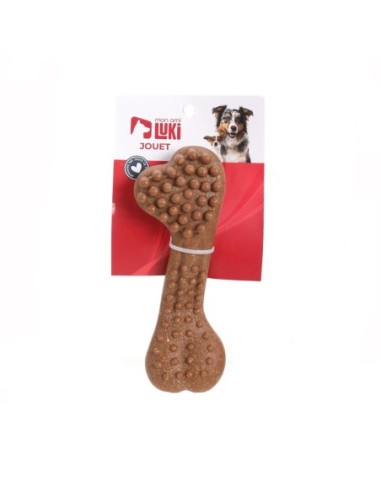 JOUET OS A MACHER MARQUE DENTS GM 17X7X3CM - POUR CHIEN
