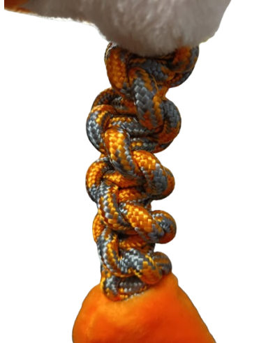 Jouet peluche avec corde en forme de renard - Mon ami Luki