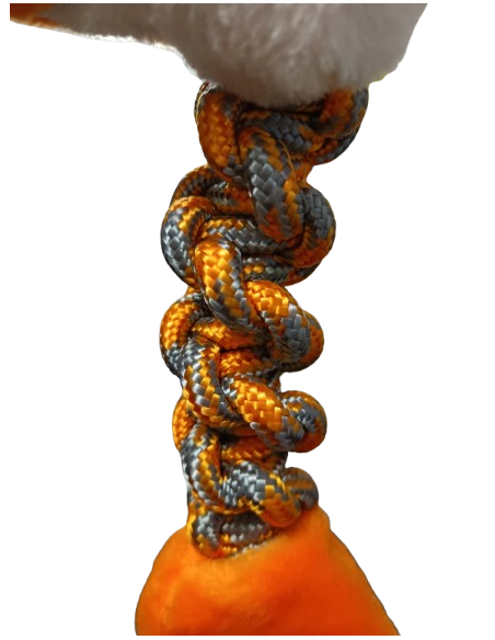 Jouet peluche avec corde en forme de renard - Mon ami Luki