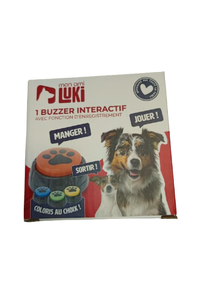 Buzzer interactif avec fonction d'enregistrement – Mon ami Luki