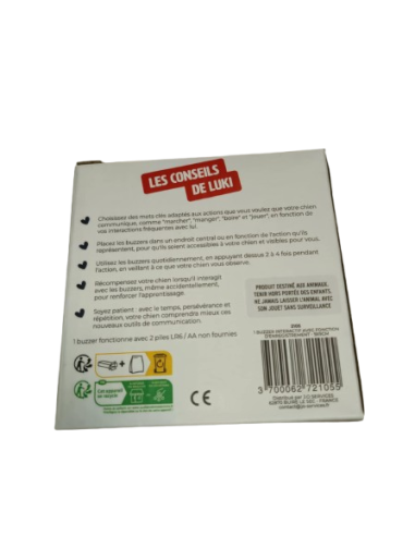 Coffret de 4 buzzers interactif avec fonction d'enregistrement – Mon ami Luki