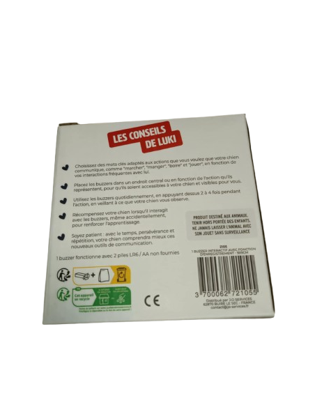 Coffret de 4 buzzers interactif avec fonction d'enregistrement – Mon ami Luki