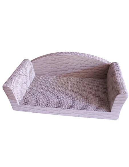 Griffoir forme canape avec assise 49x26x17cm noir ou taupe ou blanc - Mon Ami Luki