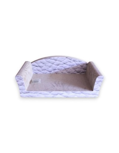 Griffoir forme canape avec assise 49x26x17cm noir ou taupe ou blanc - Mon Ami Luki