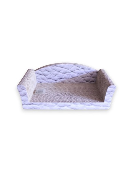 Griffoir forme canape avec assise 49x26x17cm noir ou taupe ou blanc - Mon Ami Luki
