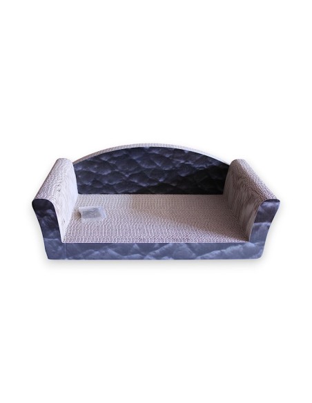 Griffoir forme canape avec assise 49x26x17cm noir ou taupe ou blanc - Mon Ami Luki