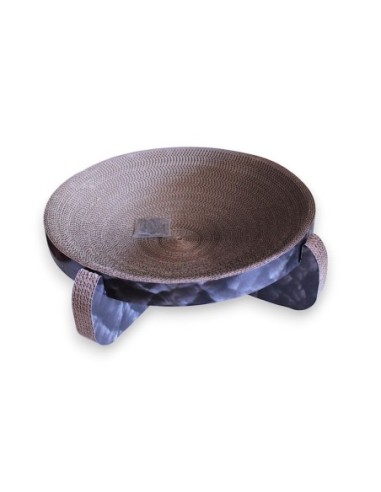 Griffoir incurvé 44x13x44cm imprime assorti noir ou taupe ou blanc - Mon Ami Luki