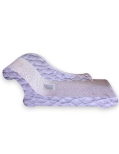 Griffoir forme canape allonge 60x25x22cm- imprime ass noir, taupe, blanc