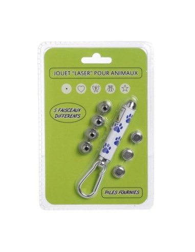 Jouet chat: pointer laser 5 faisceaux