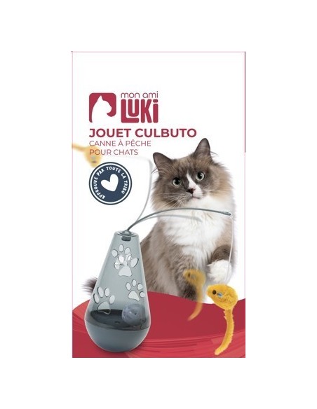 Jouet pour chat: Canne A Peche CULBUTO - 9X3CM