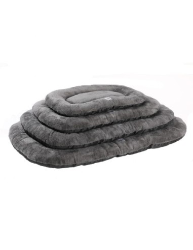 COUSSIN OVALE GRIS ANTIDERAPANT - couchage peluche